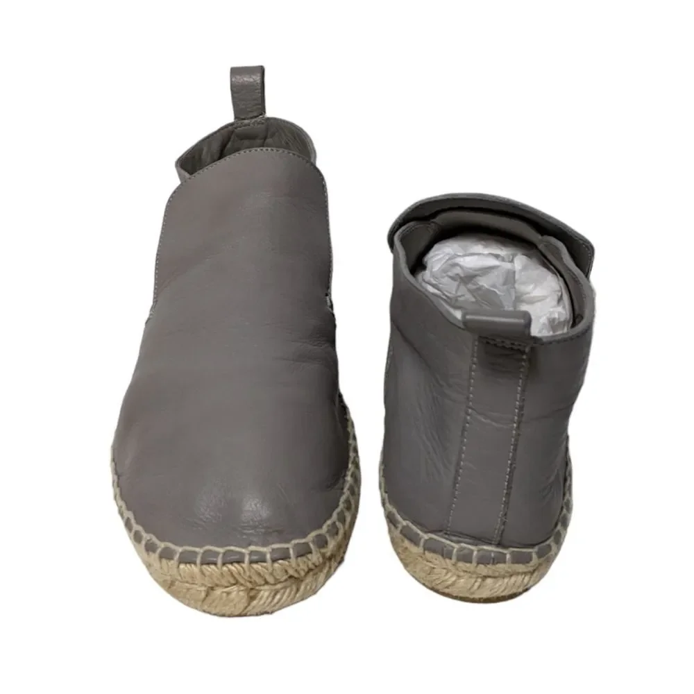 VINCE Ronan Slip-On Leather Espadrilles 7
